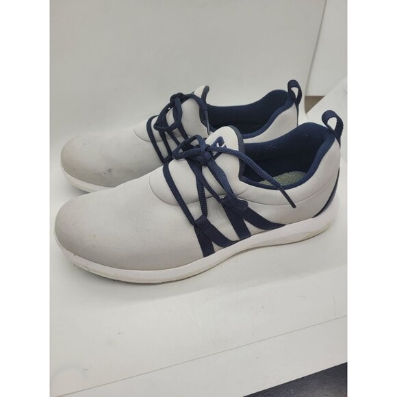 FJ Footjoy Womens Athletic Shoes Leisure Slip on Sneaker 9.5M White Navy - Picture 5 of 7